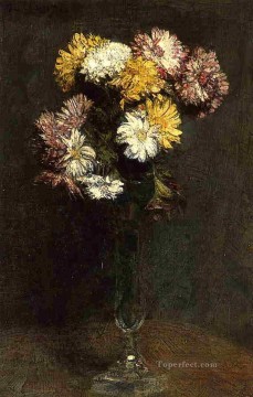 フラワーズ Painting - 菊3 花の画家 アンリ・ファンタン・ラトゥール